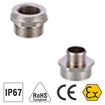 Cable gland adaptors and reducers for size adjustments