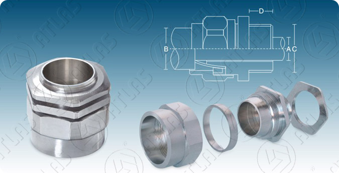 A2 Cable Gland Manufacturer & Supplier India | Size Chart | A2 Compression Type Cable Glands - cable-gland-alco-type-ALCO Type Cable Glands-Alco Type Cable Glands Manufacturer - G type Cable Glands | G - Glands