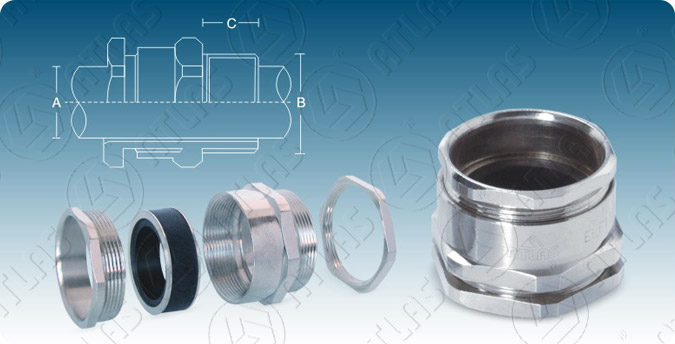 cable-gland-pg-with-ip54-PG Cable Glands with IP54 -PG Cable Glands With IP54 | Cable Gland Manufacturers in India | ATCAB Atlas Metal- MARINE Type Cable Glands