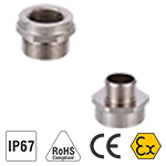 Cable gland adaptors and reducers for size adjustments