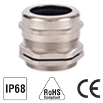 IP68 rated metric cable glands for industrial use